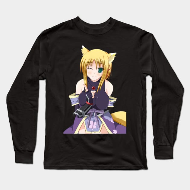 Yukikaze Panettone Dog Days Long Sleeve T-Shirt by ZarenBeck